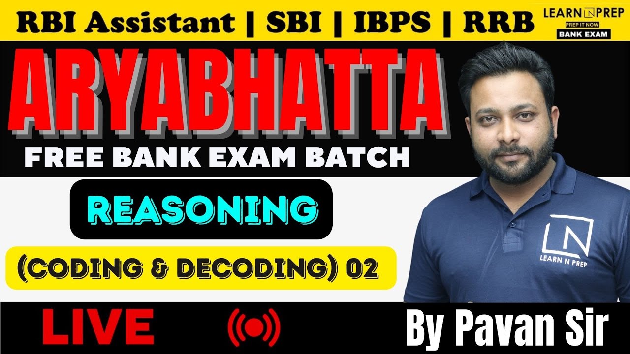 Coding & decoding 02| Reasoning | Pavan Sir | Learn N Prep Bank Exam | 