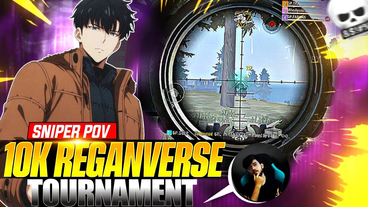(Raw video) 10k tournament highlights sniper pov 👀 can we qualify ?? Caster reagan tournament 😯