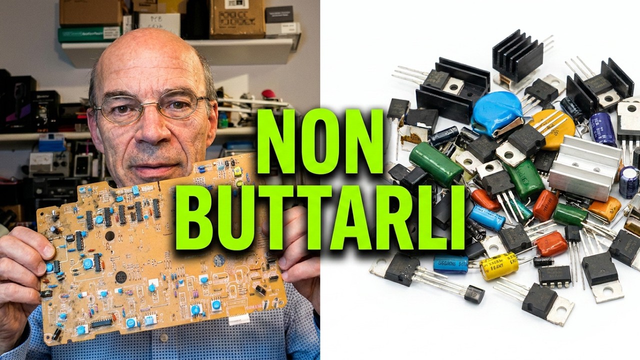 Come dissaldare e testare componenti di recupero 🛠️