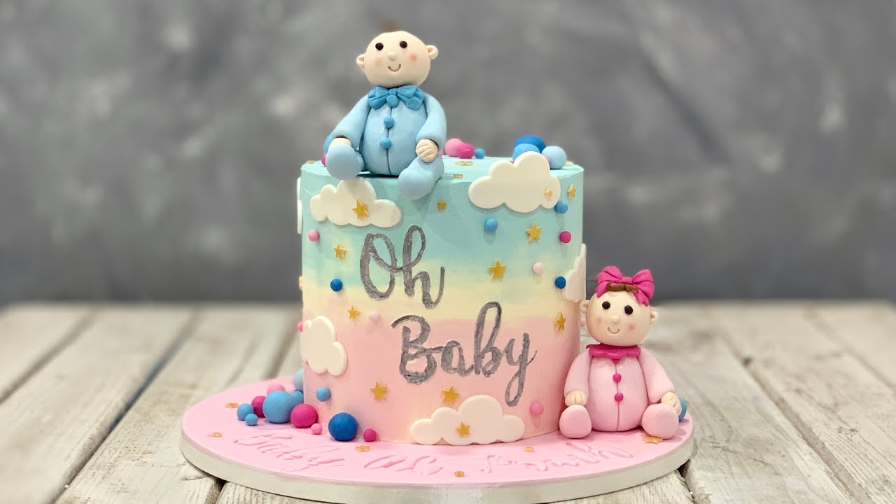Gender Reveal Cake