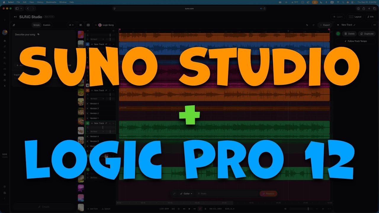 Logic Pro 12 + Suno = Collaboration Opportunities??