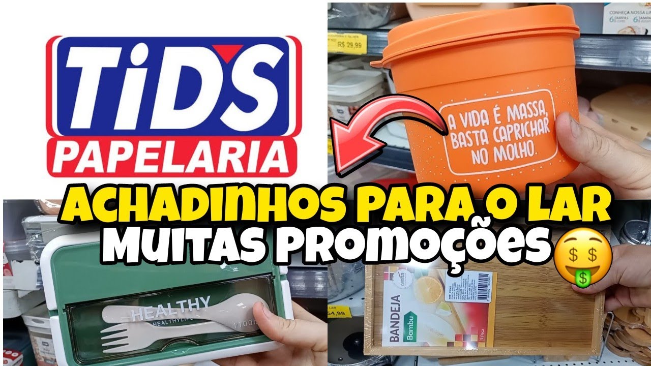 ✅ ACHADINHOS BARATINHOS LOJA TID'S PAPELARIA✨💖 |UTILIDADES DOMÉSTICA #tour #achadinhos