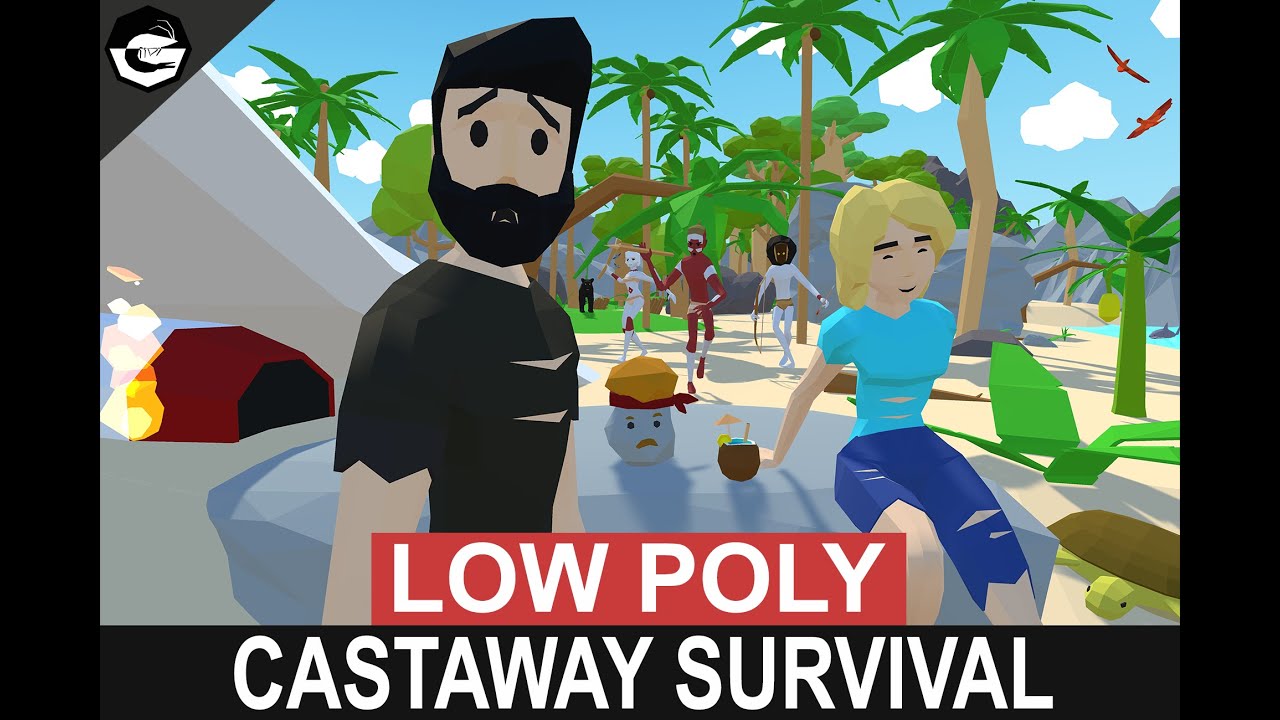 Low Poly Castaway Survival Pack