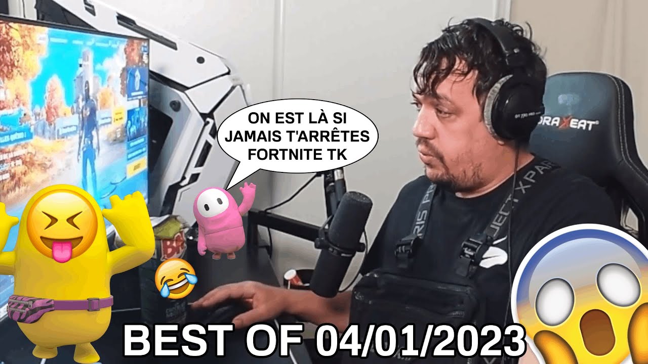 TK EN A MARRE DE FORTNITE À CAUSE DES STREAMHACKERS 😱 // Best of du live de TheKairi78 du 04/01/2023