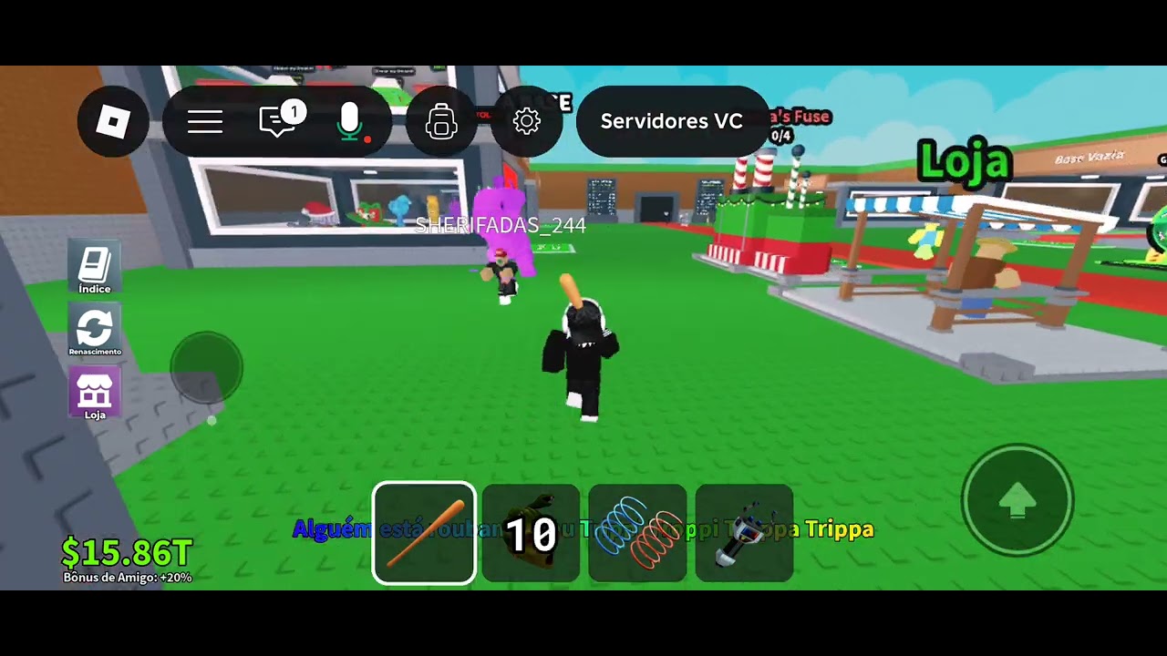 Pvp e troca meu Nick e dudalindinha228 mas o apelido e brayan 