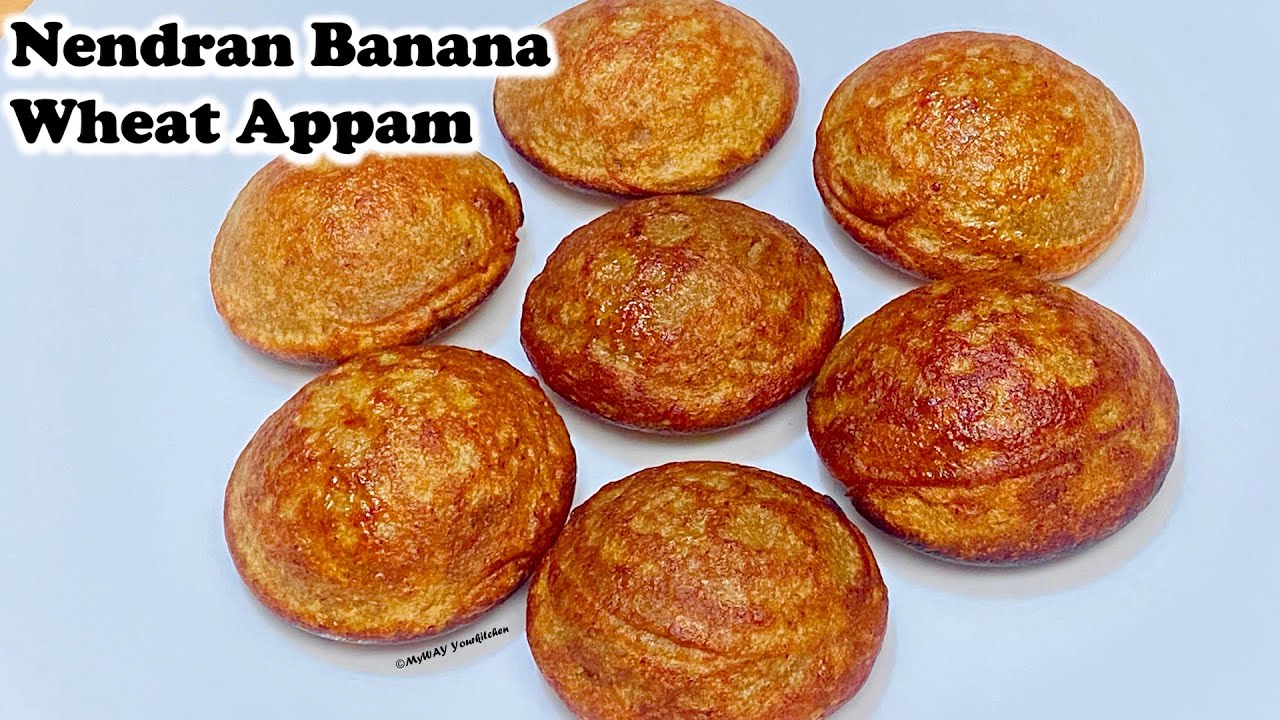 Just in 15 Minutes Nendran Banana Appam l Nendra Banana Wheat Appam l Instant Appam recipe