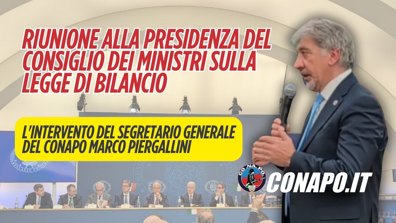 Riunione alla Presidenza del Consiglio dei Ministri sulla legge di Bilancio