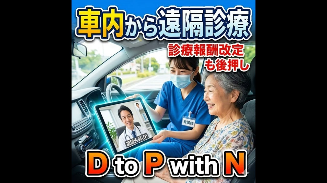 看護師付き添いの遠隔診療