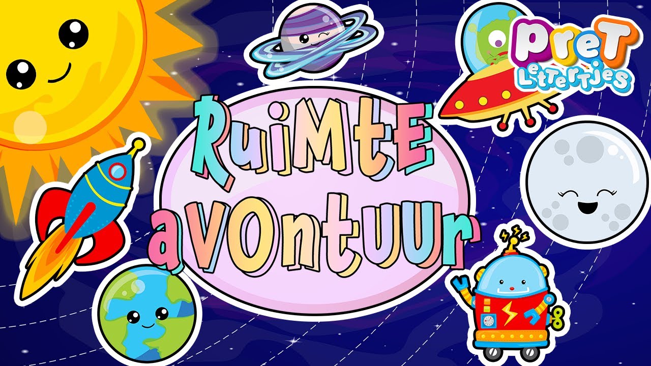 Zonnestelsel voor kinderen - Ontdek de ruimte in de raket! Educatieve kinderfilmpjes Planeten
