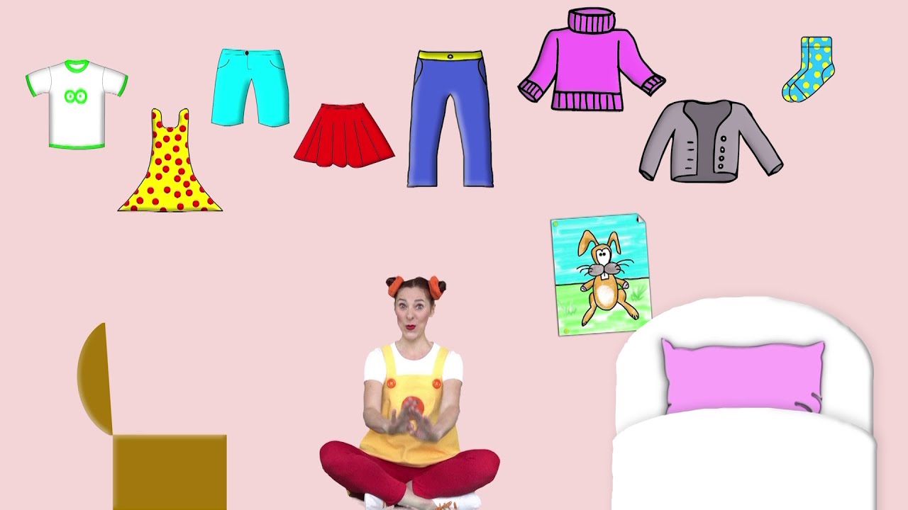 🦋 CLÉMENTINE A L'ÉCOLE DES PAPILLONS 🦋. Chanson LES VETEMENTS