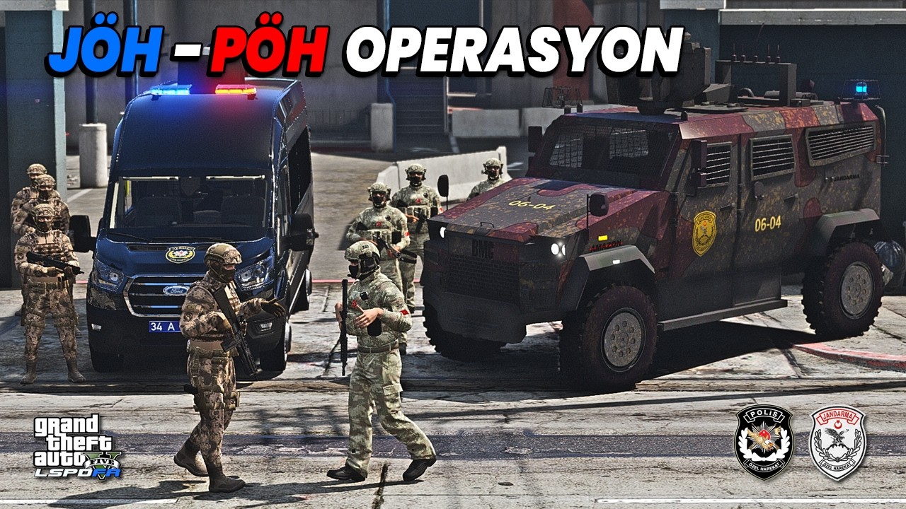 JÖH - PÖH ORTAK OPERASYON - GTA 5 JANDARMA ÖZEL HAREKAT MODU -  LSPDFR