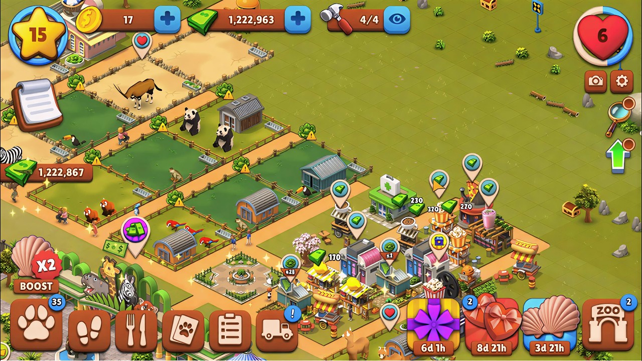 Zoo Island #9 – Reached Level 15
