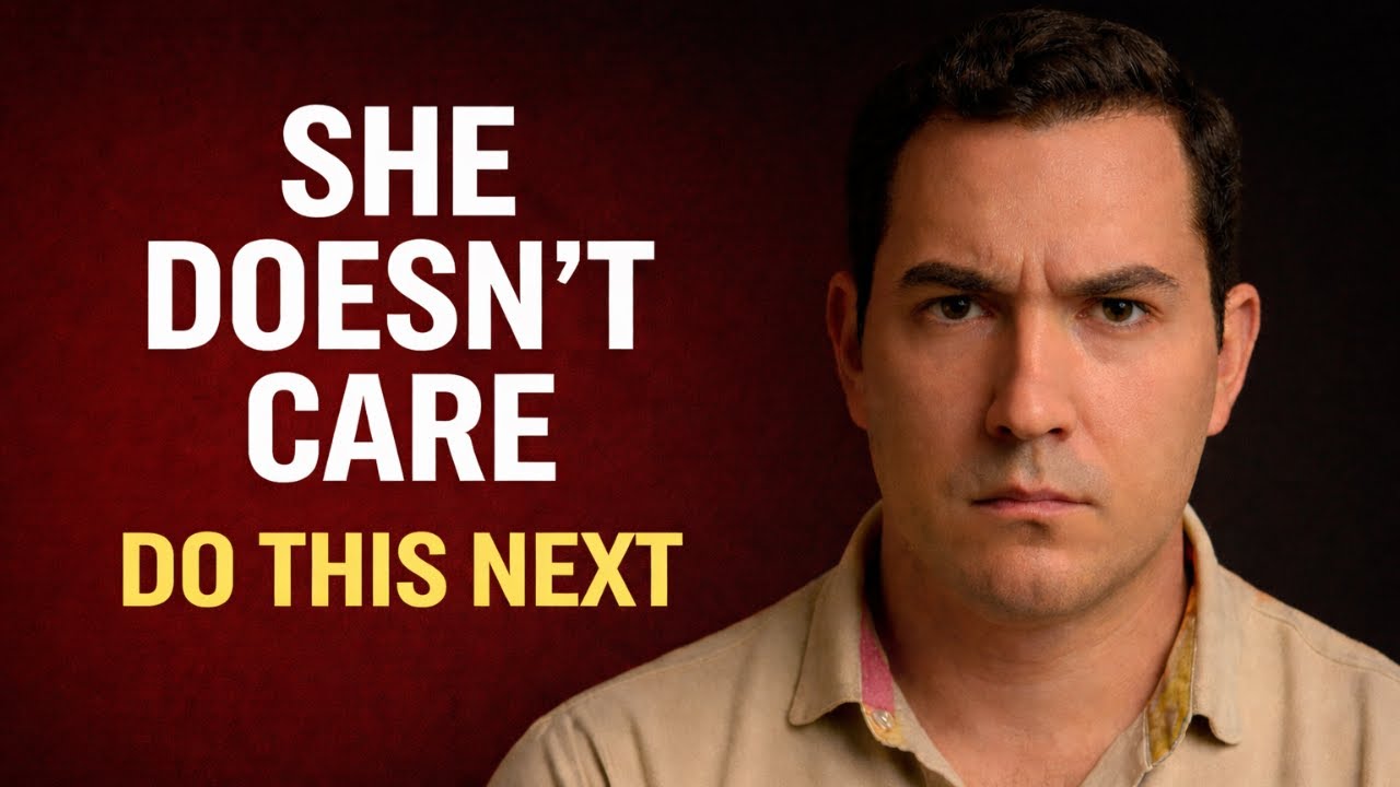 When She Says 'I Don't Care Anymore' What to Do Next