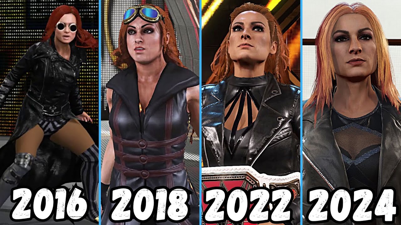 Evolution of Becky Lynch Entrance 2016-2024 - WWE Games