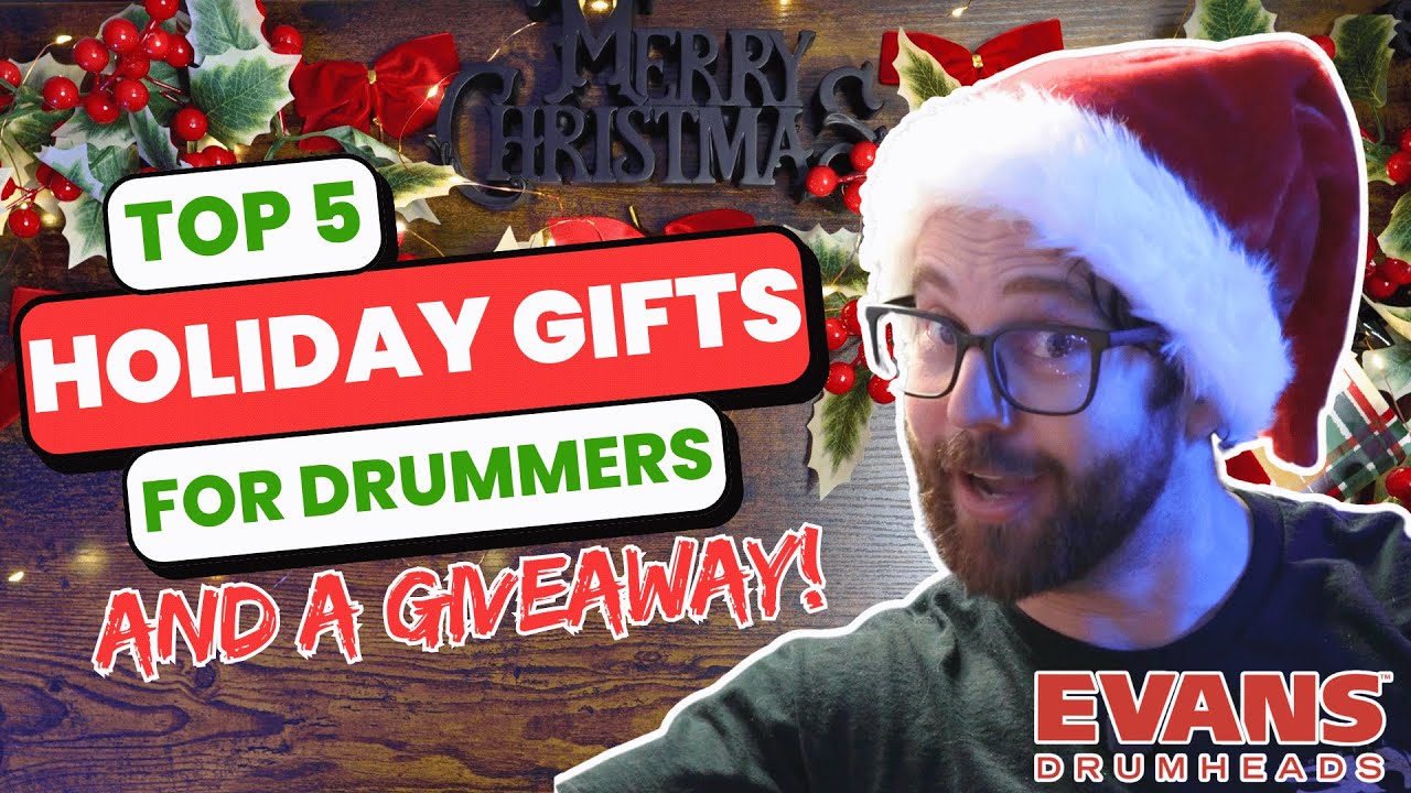 🎁 5 ESSENTIAL Drum Accessories Every Drummer Needs! (Evans Drumheads Holiday Guide + BIG Giveaway!)