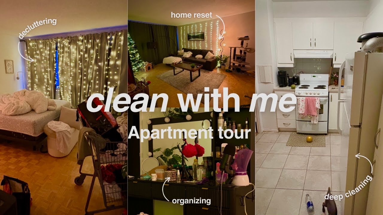 APARTMENT DEEP CLEAN/ TOUR ✨🧼ASMR voiceover 