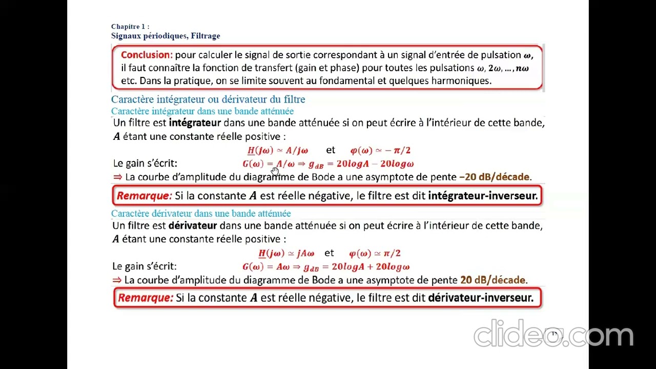 [PREPA 2 - 2025 / 2026] [MP] [Physique ] Traitement du signal: Signaux périodiques, Filtrage
