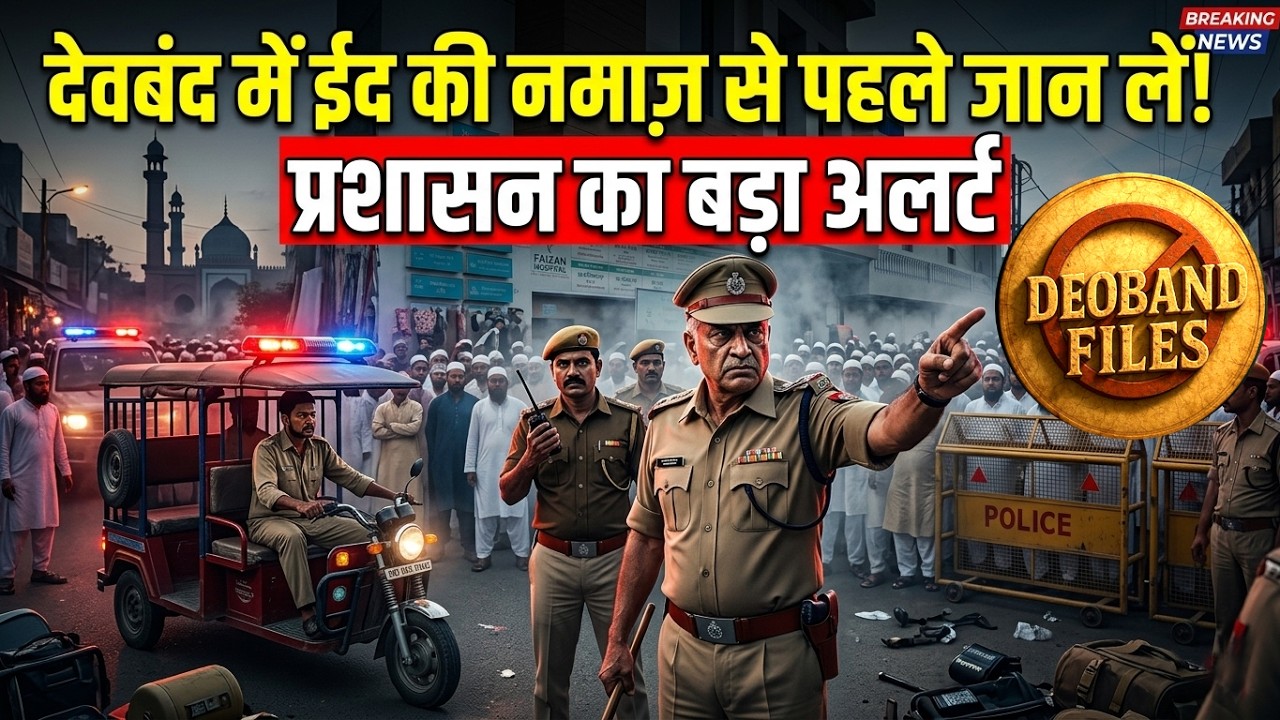 देवबंद में ईद की नमाज़ का नया प्लान | जगह न मिले तो कहाँ पढ़ेंगे नमाज़?