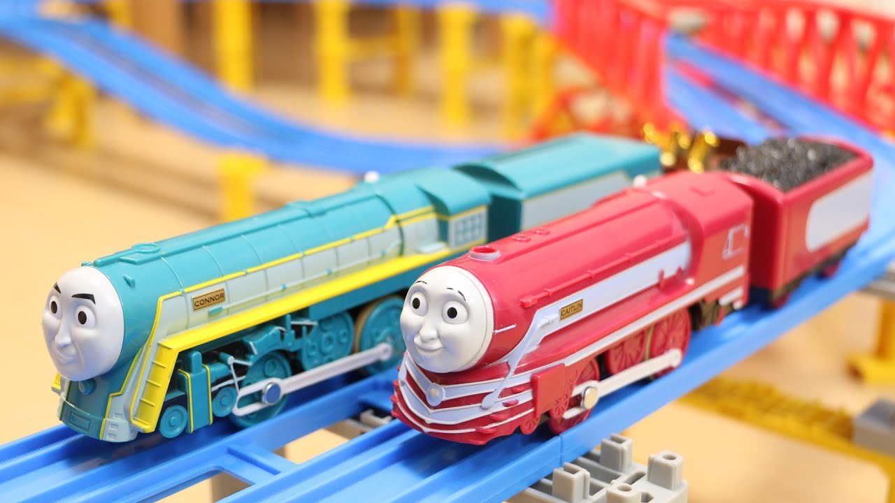 トーマスプラレール コナー＆ケイトリン特急きかんしゃセット Thomas the Steam Engine Connor and Caitlyn
