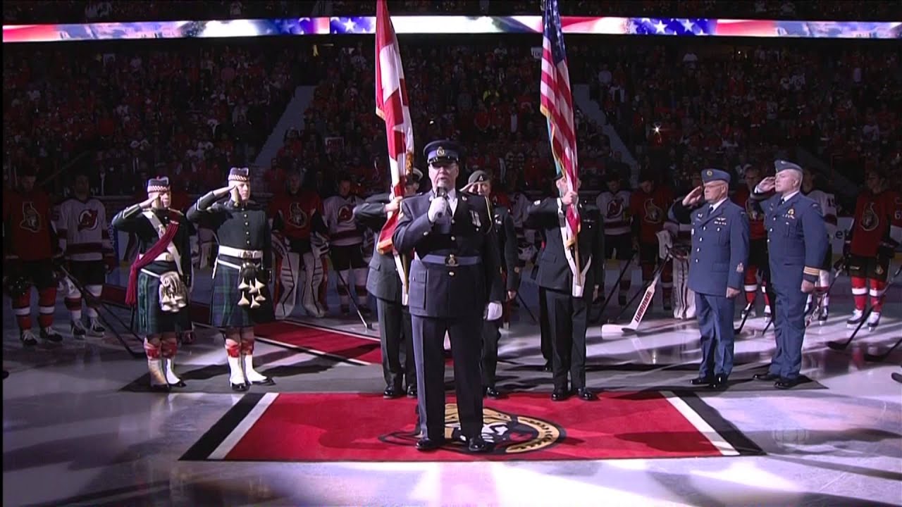 HNIC - Coordinated Tribute in Remembrance of the Fallen Soldiers - Oct 25th 2014 (HD)