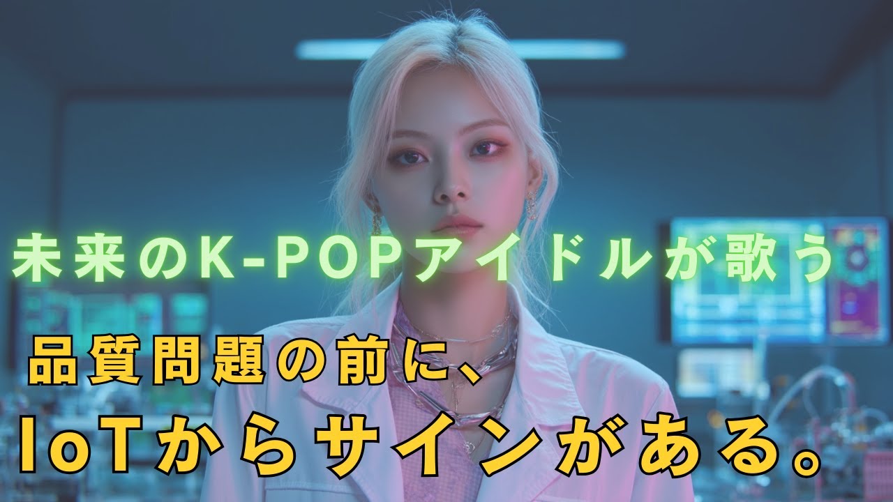 【製造業 AI Music アイドル】　品質問題の前に、IoTからサインがある。　『ZERO DEFECT WHISPER』　(K-POPアイドル)