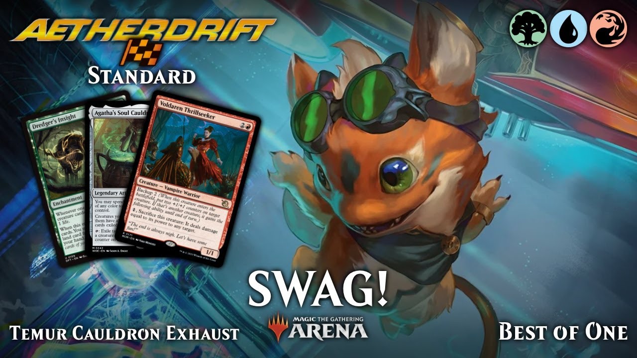 🟢🔵🔴 TEMUR LOOT CAULDRON EXHAUST | Aetherdrift Standard Magic the Gathering Arena Bo1