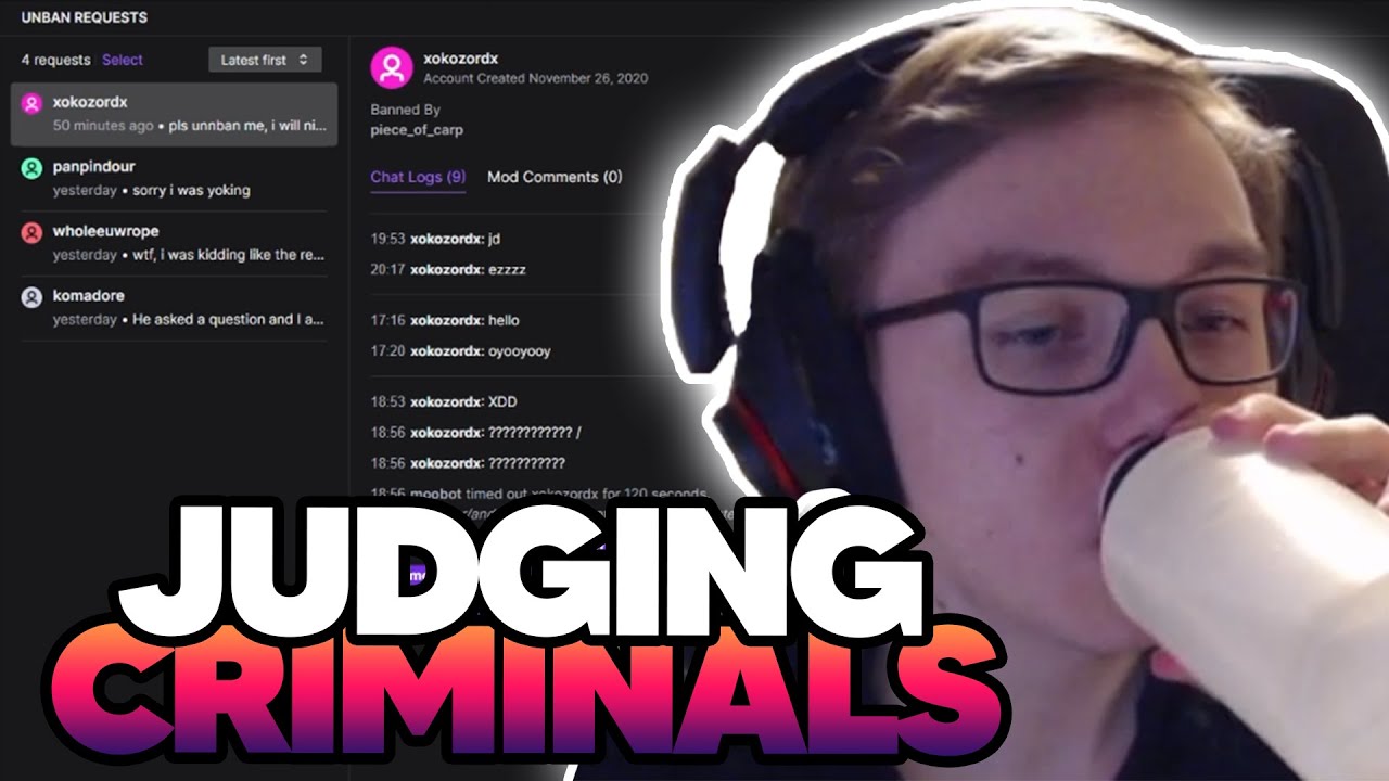 REVIEWING UNBAN REQUESTS
