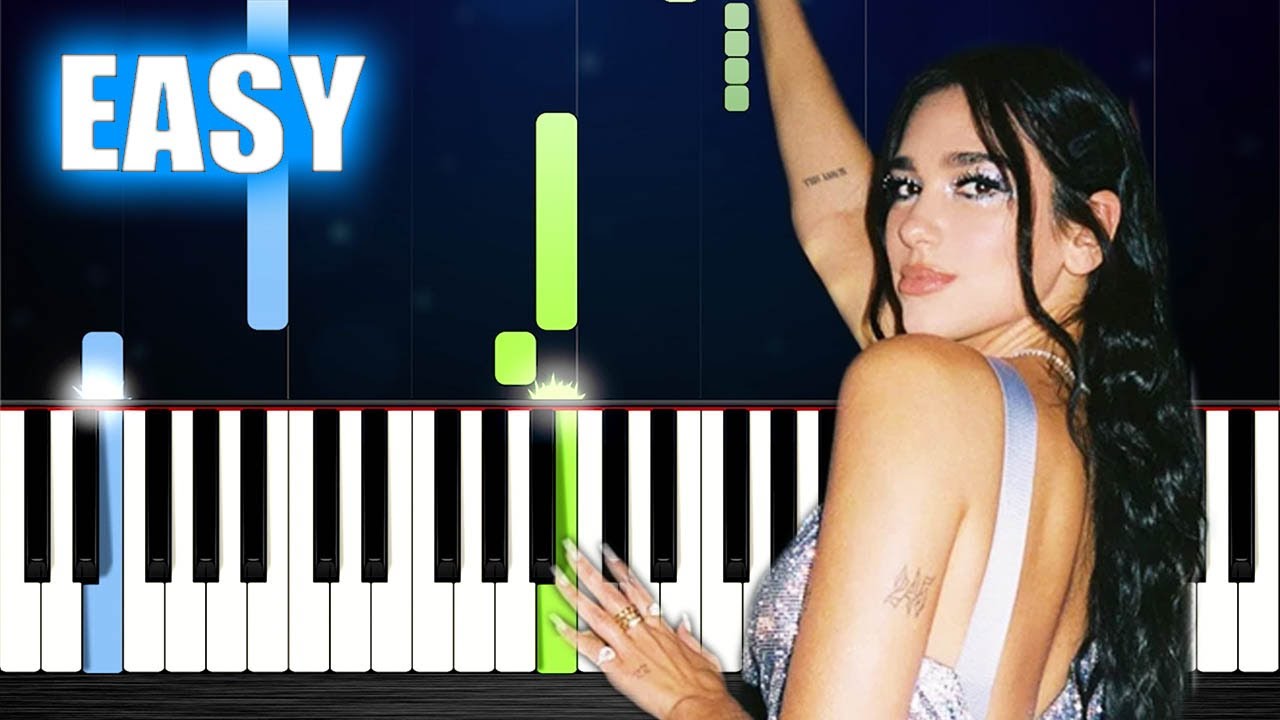 Dua Lipa - Levitating - EASY Piano Tutorial