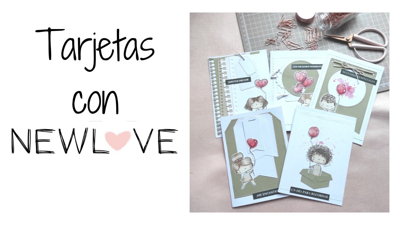 TARJETAS con NEW LOVE de ALÚA CID
