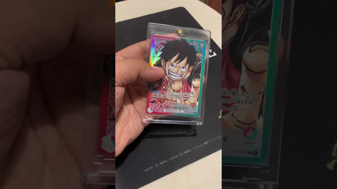 Luffy Alternate Art Leader Card from OP01 #onepiece #onepiececardgame #luffy