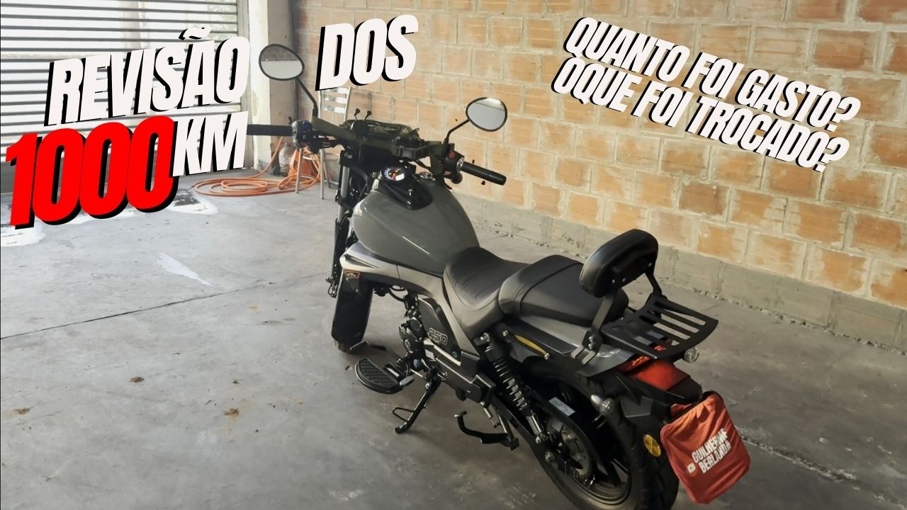 Quanto custa a revisão de 1.000 km da Iron 250 🔥
