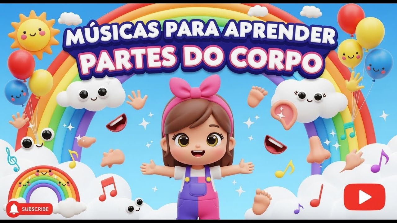 MÚSICA INFANTIL GOSPEL EDUCATIVA PARA DANÇAR E APRENDER COM O CORPO 2026 | ALEGRIA KIDS OFICIAL