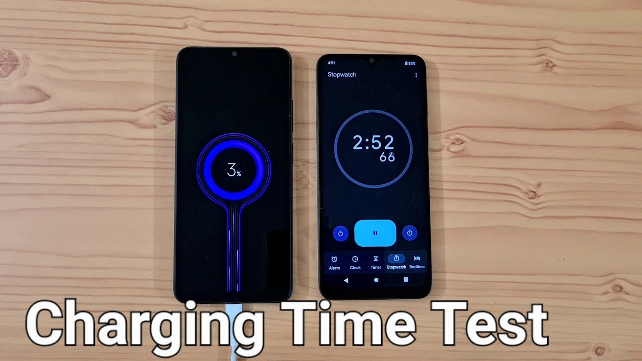 POCO C55 Charging Time Test