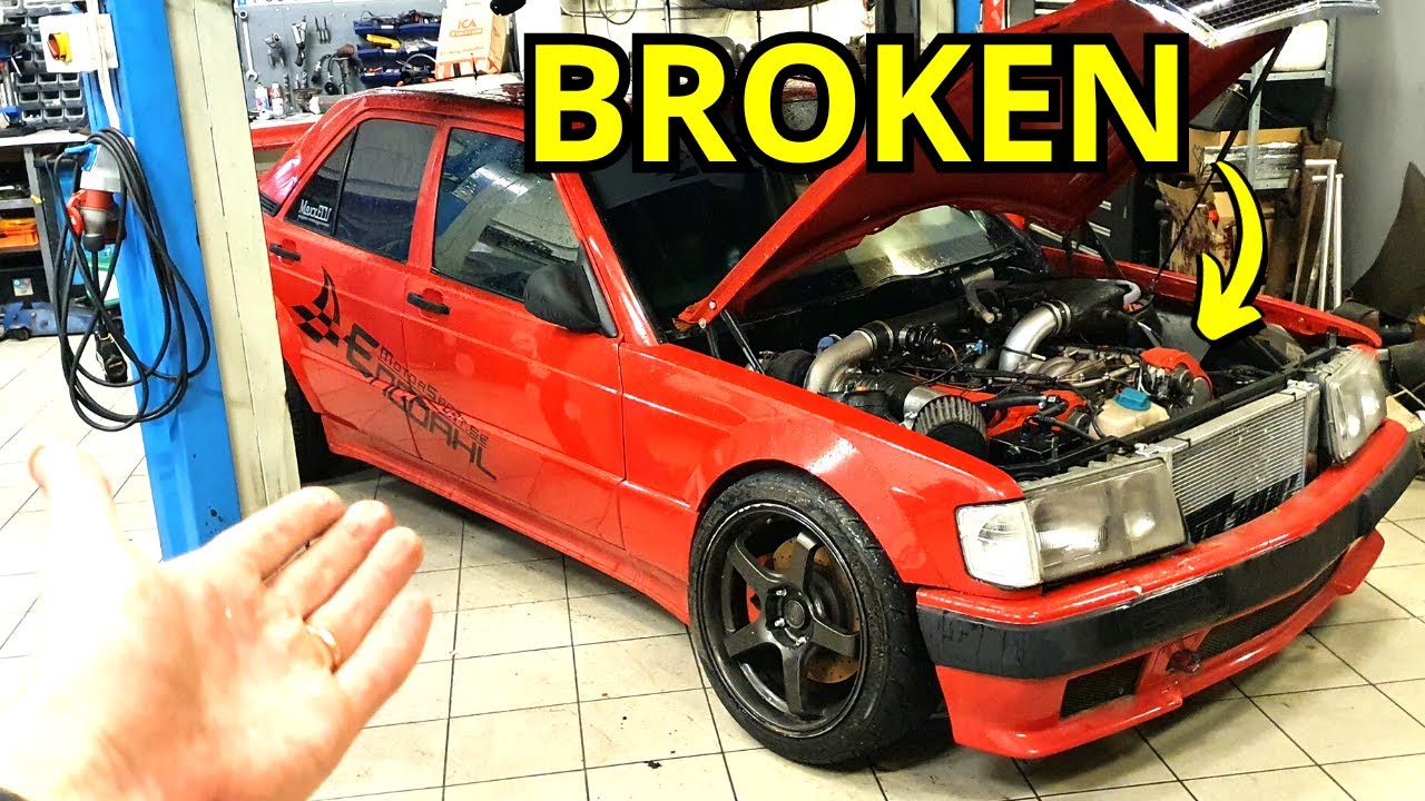 WE BLEW UP THE V8 TURBO - REBUILDING THE 190E | PT1