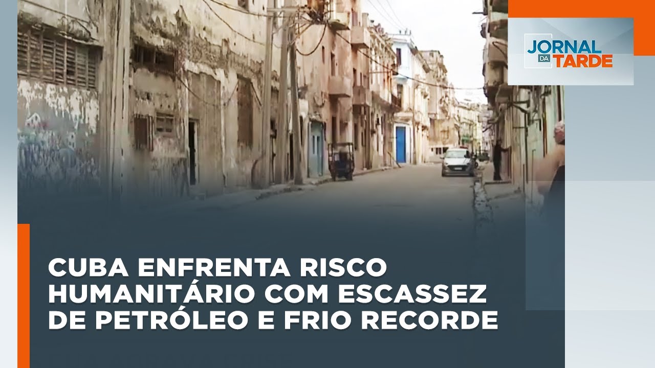 Cuba enfrenta risco humanitário com escassez de petróleo e frio recorde