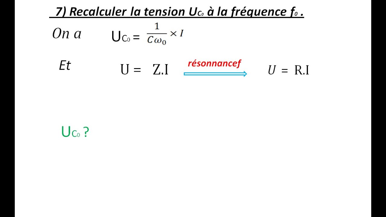 courant Alternatif | Exercice 3 | Circuit RLC