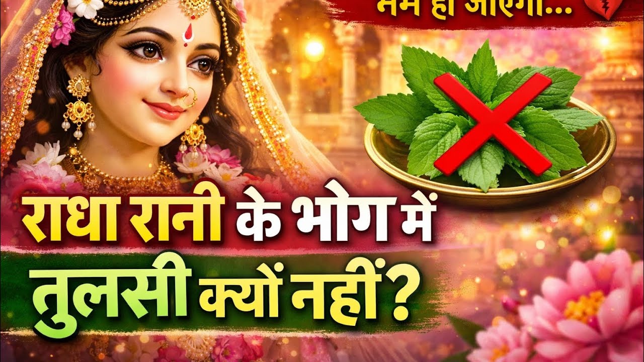 राधा रानी के भोग में तुलसी क्यों नहीं चढ़ती? 
