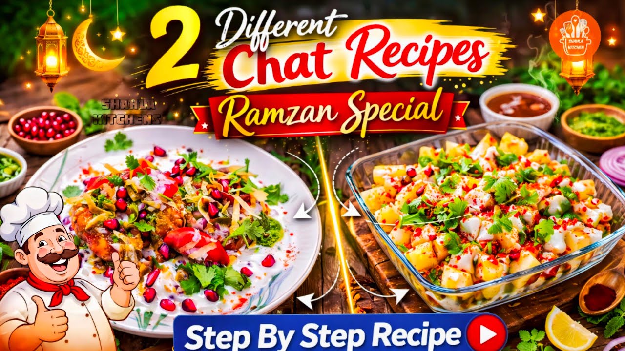 2 Different Chat Recipes | Iftar Special Chat Recipes Ramzan EP 20 @ShahlaKitchen777 2026 