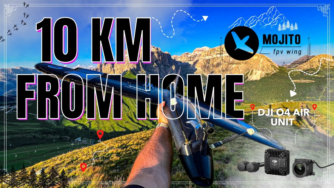 🛩️ FPV PLANE - 10 KM FROM HOME WITH TBS MOJITO 📡