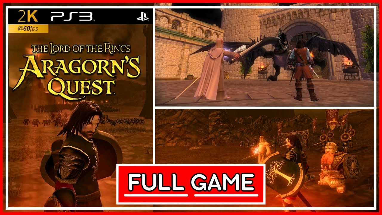 LORD OF THE RINGS: ARAGORNS QUEST - FULL GAME - PS3 (RPCS3) - (No Commentary) - [2K 60FPS]