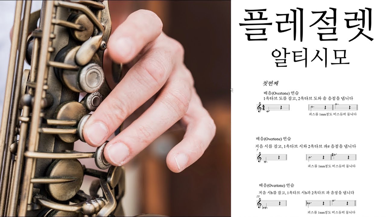 색소폰 테크닉-플레절렛 (알티시모)