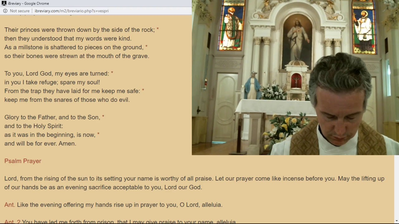 Evening Prayer Saturday May 9 Liturgy of the Hours