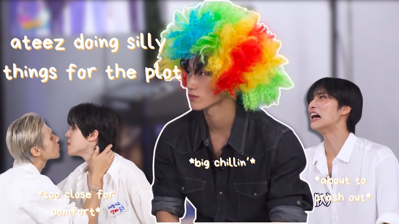 ATEEZ DOING SILLY THINGS FOR THE PLOT | (just 8 lovable weirdos)