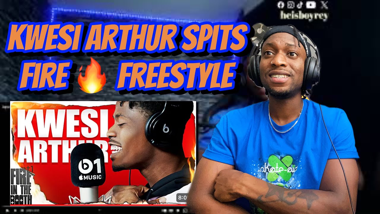 Nigerian 🇳🇬 reacts to Ghanaian 🇬🇭 rapper Kwesi Arthur fire in the booth freestyle
