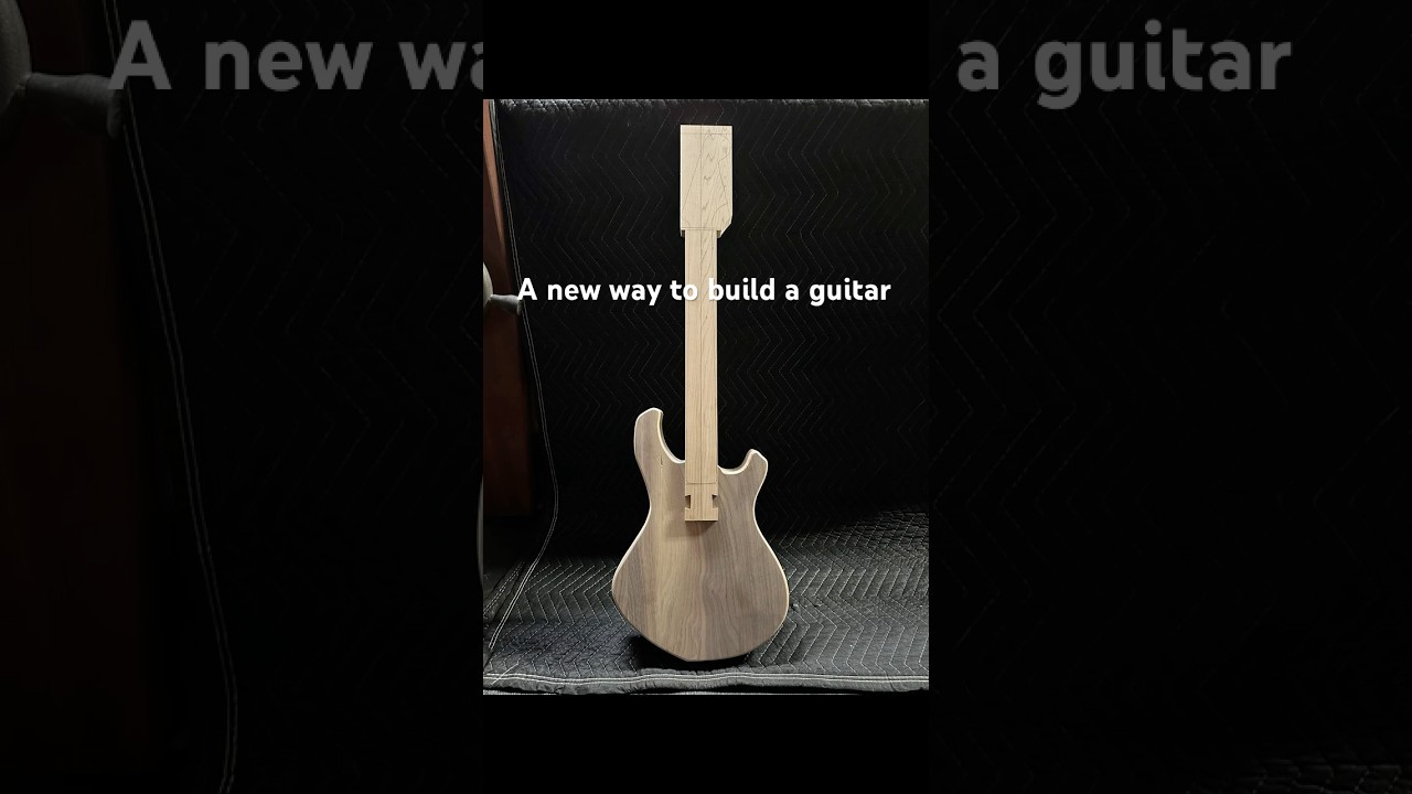 A new way to build a guitar. #guitar #luthier