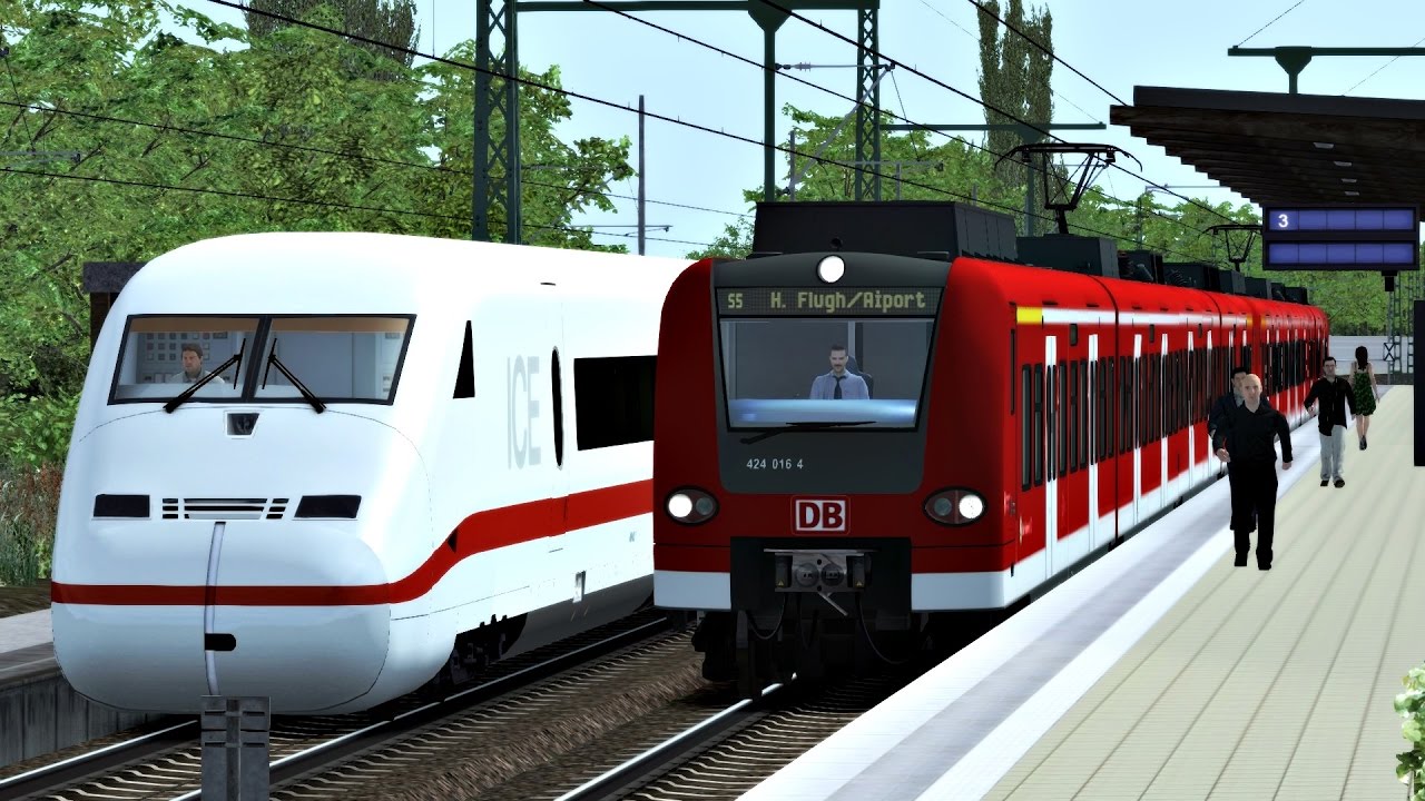 Let's Play - Train Simulator 2017 / S5 zum Hannover Flughafen/Airport (Update)