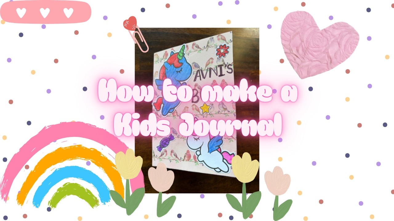 Use those scarps - create a Journal for Kids