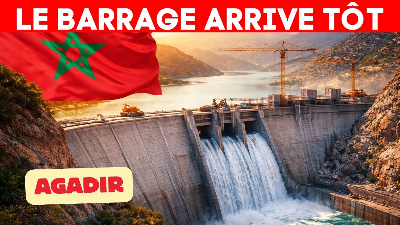 Tamri : le barrage géant qui sort de terre avec 2 ans d’avance