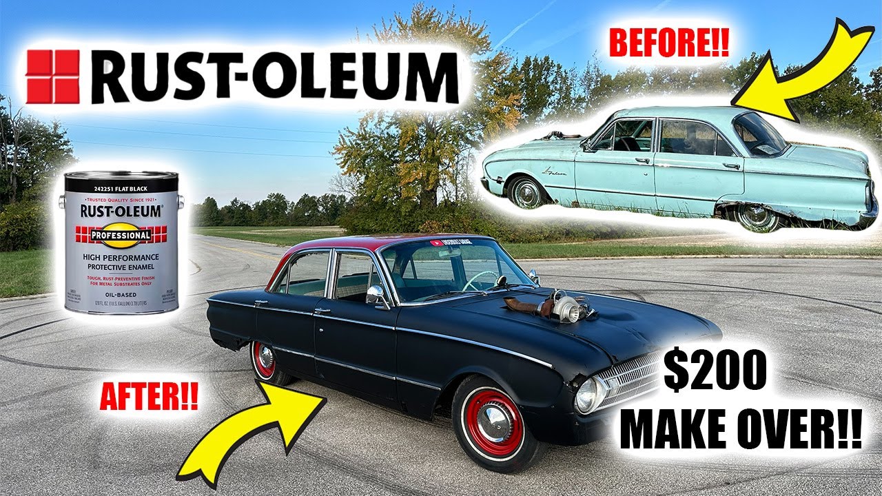 Дешевая покраска металлических чешуек RUSTOLEUM (200 долларов)