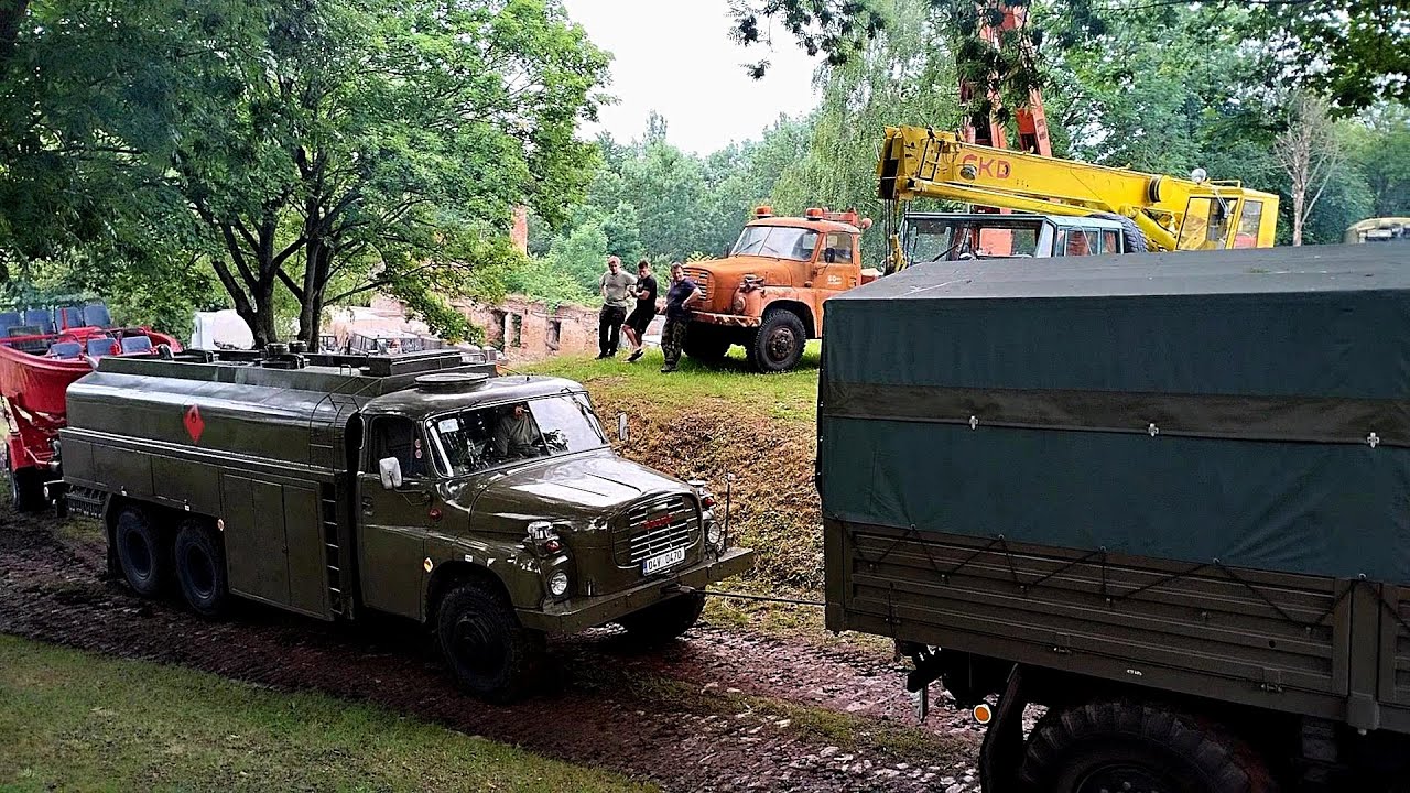 XVIII.sraz historických nákladních automobilů Kolín 2025 díl 3 - Dramatický odjezd